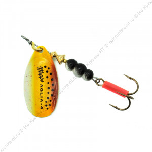 MEPPS Блесна Aglia Fluo №4 9г brown