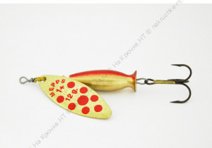 Блесна Mepps AGLIA LONG HEAVY 1+OR PTS ROUGE