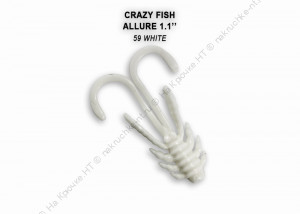 ALLURE 1,1"  46-27-59-6 Силиконовые приманки Crazy Fish