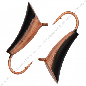 Муравей со спилом d 3,0 мм, вес 0,82 гр, медно-черный