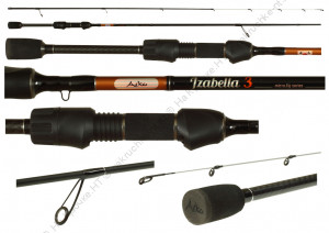 спиннинг Izabella 3 692ULS  206cm, тест 0.7-5g, 1-5lb, fast, EVA, SiC, Im9, вес 60g, microjig (<>)