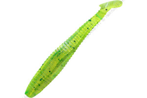 Виброхвост YAMAN PRO Flatter Shad, р.4 inch, цвет #10 - Green pepper