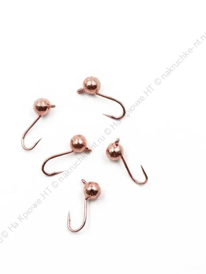 Мормышка вольф"ЯМАН"Шар с ушк, р.3,вес 0,30 цв.медь