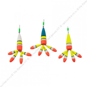 Поплавок зимний ЯМАН "Цветок 4", бальса, 2,5 г, цв. в ассорт.