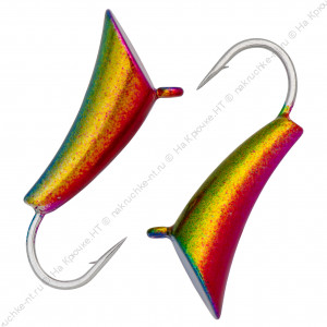 Муравей со спилом d 3,0 мм, вес 0,82 гр, радужный