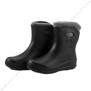 Полусапоги женские "KAURY" РЫСЬ, утеплитель, р.37-38, цв. черный