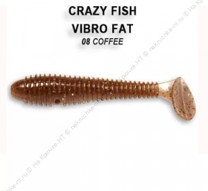 Vibro fat 2.7"  1-71-8-1  Силиконовые приманки Crazy Fish