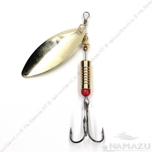 Блесна вращ. Namazu Alleria, вес 5 г, цвет 02 (латунь)