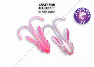 ALLURE 1,1"  46-27-9d-6 Силиконовые приманки Crazy Fish