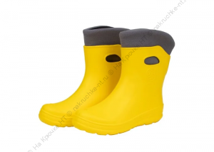 Полусапоги женские "KAURY" РЫСЬ, утеплитель, р.38-39, цв. желтый