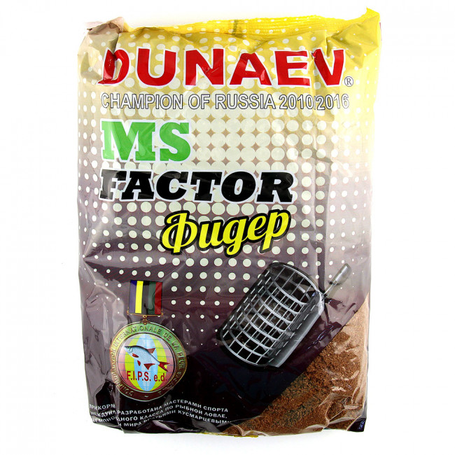 Прикормка DUNAEV-MS FACTOR 1 кг Фидер