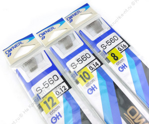 OWNER Поводок готовый S-560 №12 9шт