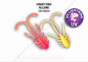 ALLURE 1,6" 23-40-13d-6 Силиконовые приманки Crazy Fish