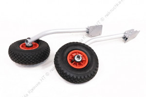 Колеса транцевые удлиненные "СЛЕДОПЫТ" 50 см, откидные (комплект)