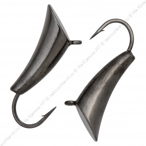 Муравей со спилом d 3,0 мм, вес 0,82 гр, чёрный никель