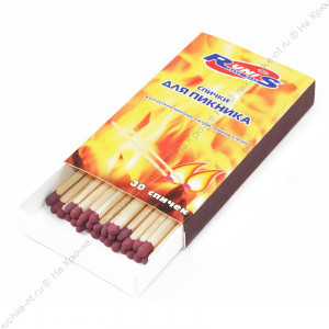Спички  "RUNIS" для пикника, 30 шт.