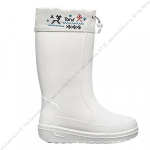 Сапоги женские "TORVI Онега", ЭВА, подошва ТЭП, 4-слойный вкладыш (мех), -40°С, р.39, белый/5/