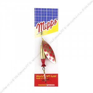 MEPPS Блесна Aglia Long Heavy №3 24г CU PTS red