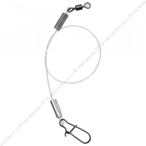 Поводок "Fluorocarbon" 15 см, тест 20 кг (1шт)