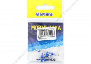 Мормышка литая Marlin`s Шар 4мм (0,36гр) кр.Crown арт.7000-205