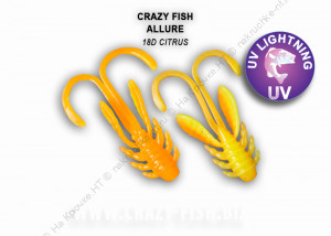 ALLURE 1,6" 23-40-18d-6 Силиконовые приманки Crazy Fish