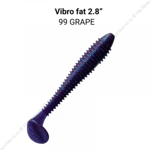 Vibro fat 2.7" 1-71-99-6 Силиконовые приманки Crazy Fish