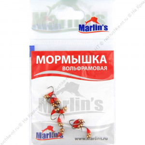 Мормышка вольфрам Marlin`s Мураш №1 (3,0мм 0,30гр) цв.МЕДЬ , 7301-099