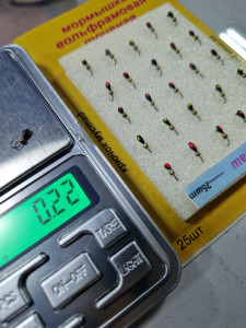 Мормышка вольф.точеная Мураш D-2,0мм/вес- 0,22гр черный/латунь с глазком