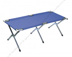 Раскладушка аллюминевая СИНЯЯ/185х65х45