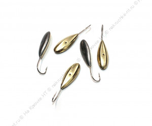 Мормышка паяная ЯМАН Семечка, вес 2,06 г, латунь