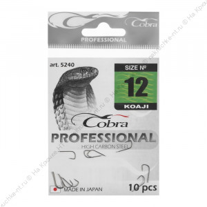 Крючки Cobra Pro KOAJI разм.012 10шт. Крючки Cobra Pro KOAJI разм.012 10шт.