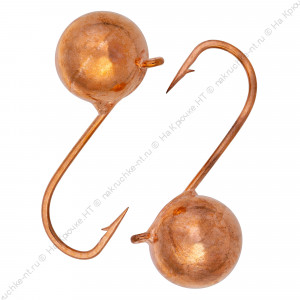 Мормышка вольфрамовая "Condor", Дробинка с ушком d 4,0 мм, вес 0,8 гр, медь