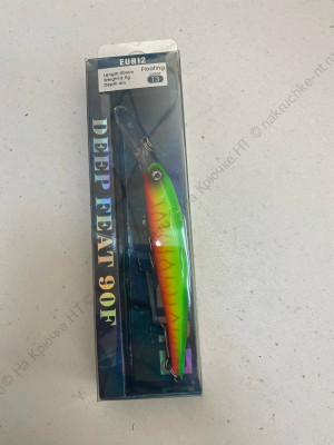 Воблер KAIDA Deep Feat 90F EUR12, weight: 8.9g, depth: 4m