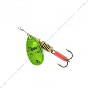MEPPS Блесна Aglia Platium №3 6,5г OR/green