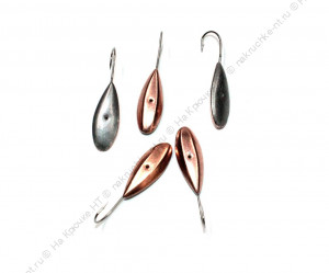 Мормышка паяная ЯМАН Семечка, вес 2,49 г, медь