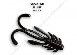 ALLURE 1,6  23-40-51-6 Силиконовые приманки Crazy Fish