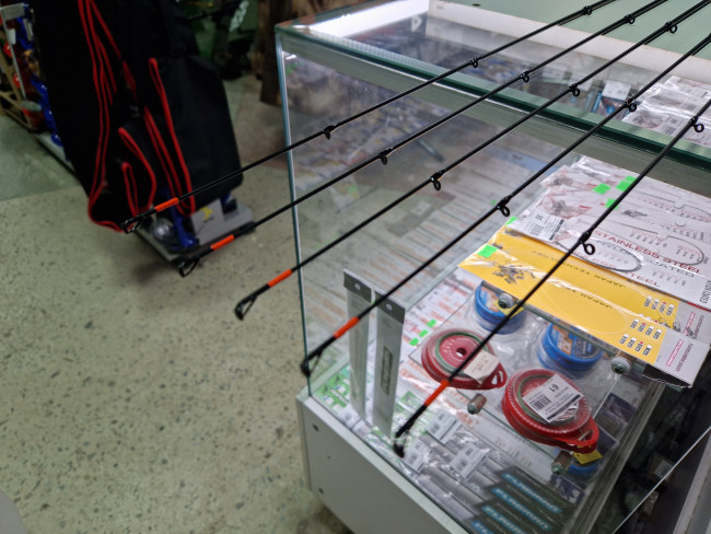 Хлыст для спиннинга Kaida Paladin 240, тест 4-21