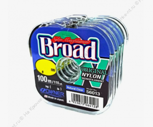 Леска Owner Broad 100м 0,06мм 0,4кг