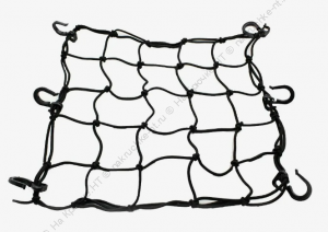 Стяжка для груза с крючками, багажная сетка 1 шт (цвет в ассортименте)