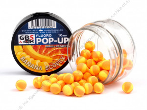 GBS бойлы плавающие "BANANA-SCOPEX " 10 мм 40 гр (банка)