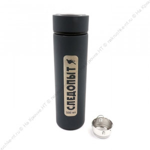 Термос для чая "СЛЕДОПЫТ-WEEKEND" с ситечком, 0,5 л