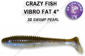 Vibro Fat 3.2" 73-80-3d-6 Силиконовые приманки Crazy Fish