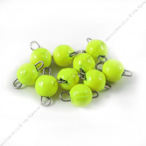 Груз Чебурашка окрашенный разборный "ЯМАН" - 10 гр., жёлтый