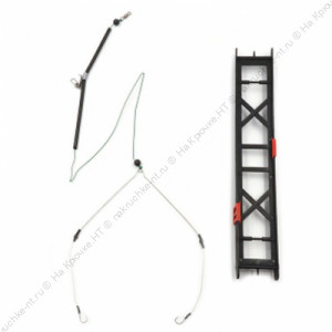 Оснастка фидерная Яман «Лещ №2», кормушка 40 г, коромысло 16 см, плетеный шнур 0,25 мм, крючок №6 Ch