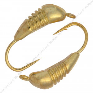 Мормышка вольфрамовая "Condor", Гвоздик  d 3,0 мм, вес 0,5 гр, золото