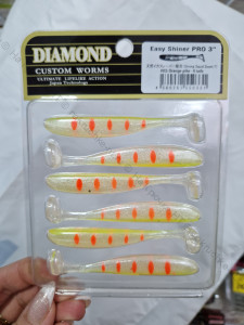 Мягкие приманки DIAMOND EASY SHINER PRO 2,0" (цвет #03) (уп*8шт)