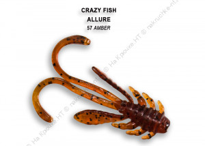 ALLURE 1,6  23-40-57-6 Силиконовые приманки Crazy Fish