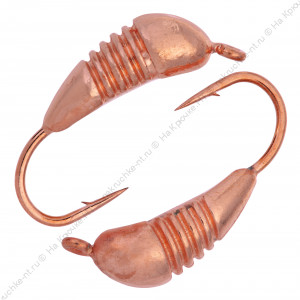 Мормышка вольфрамовая "Condor", Гвоздик  d 3,0 мм, вес 0,5 гр, медь