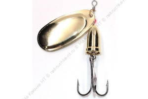 Блесна вращ. Namazu Lothar, вес 12 г, цвет 02 (латунь)