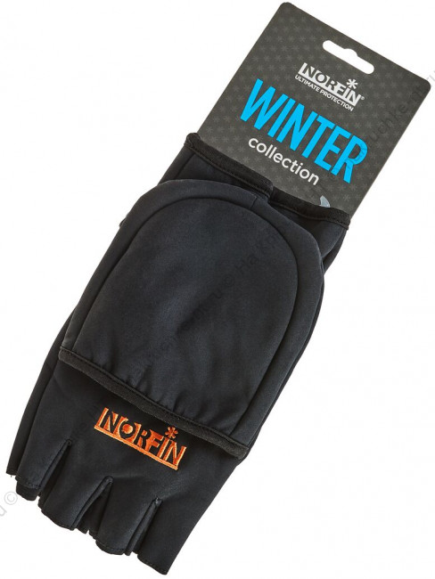 Перчатки-варежки Norfin SOFTSHELL флис. р.L 5